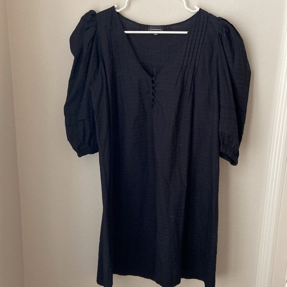 Summersalt Black The Cotton Pintuck Dress - Picture 2 of 5